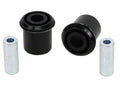 Control arm - lower inner rear bushing 2 Bushings 2 Tubes Install Guide Grease