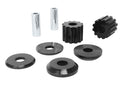 Control arm - lower inner rear bushing 2 Bushings 2 Tubes Install Guide Grease