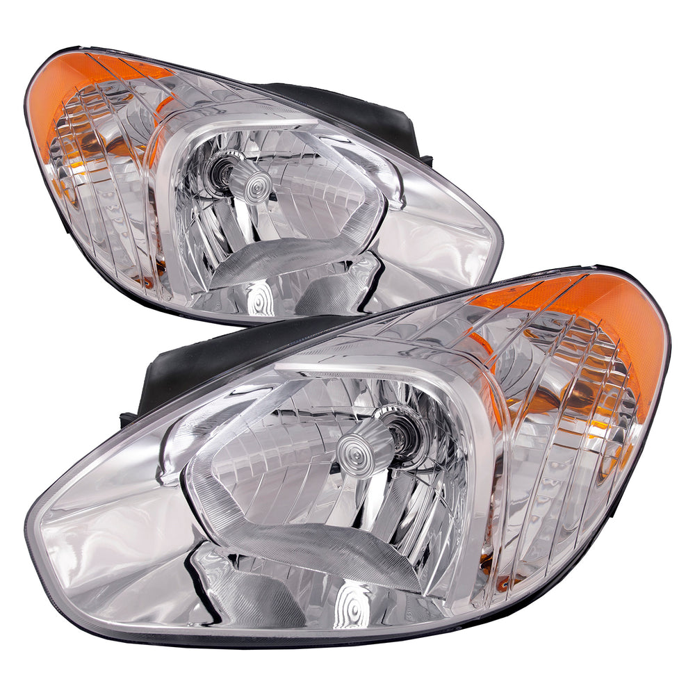RH HEADLAMP ASSY COMPOSITE; H/B; ACCENT 0811