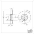 DFC 91-01 BMW 850CI Front Brake Rotor