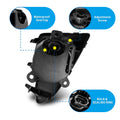1717 TOYOTA 86 17 LED FOG LIGHTCLEAR ( WIRING KIT INCLUDED)