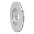 DFC 91-06 BMW 323CI Front Right Drilled & Slotted Silver Brake Rotor