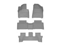 WeatherTech 24-26 Hyundai Santa Fe-3rd Row 2nd Row Bench Seating-2nd Row Rear FloorLiner HP - Grey