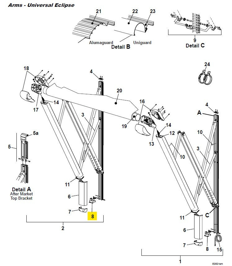 HINGE BRACKET KIT