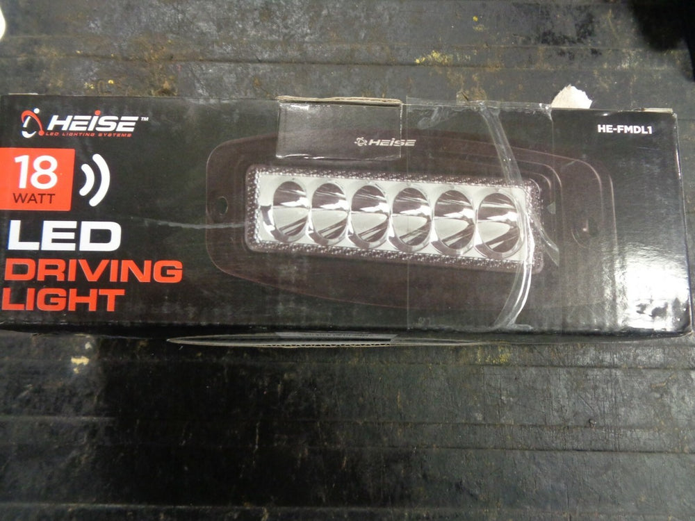 6 LED SINGLE ROW - FLUSH MOUNT DRIVING LIGHT