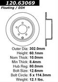 Stoptech auto part detail