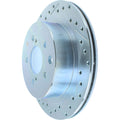 StopTech 89-96 Nissan 300ZX Select Sport Slotted & Drilled Right Rear Brake Rotor