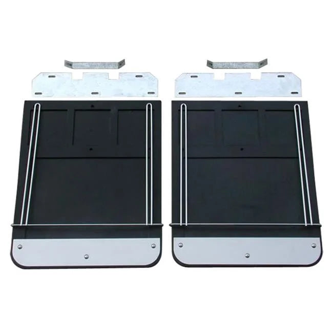 7391 CHEVY/GMC C/K 2500/3500 TRUCKS BLACK MUD FLAPS & BRACKETS