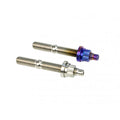 BLOX Racing Xtreme Titanium Intake/Exhaust Manifold Studs Burnt 45mm 8-Piece Kit