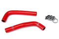 HPS Performance Red Reinforced Silicone Radiator Hose Kit for Yamaha 04-08 YFZ450