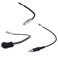 Rugged Radios Peltor 4-Conductor Helmet Kits Mic / 1/8 Ear Bud Jack / Coil Cord / Straight