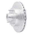 R1 98-02 Ford Ranger (USA/Canada) Front Left Drilled & Slotted Silver Brake Rotor