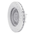 R1 98-02 Ford Ranger (USA/Canada) Front Left Drilled & Slotted Silver Brake Rotor
