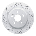 R1 18-26 Honda Odyssey Rear Left Drilled & Slotted Geoperformance Rotor