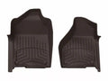 WeatherTech Cocoa Front FloorLiner HP fits 19-26 Dodge Ram Truck (RegularCab Carpeted Floor;No Optional PTO (Power Take Off) Kit;Regular Cab) - 4715801IM
