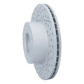 R1 06-13 BMW 128I Front Left Drilled & Slotted Geoperformance Rotor