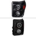 PROJECTOR HEADLIGHTS- BLACK