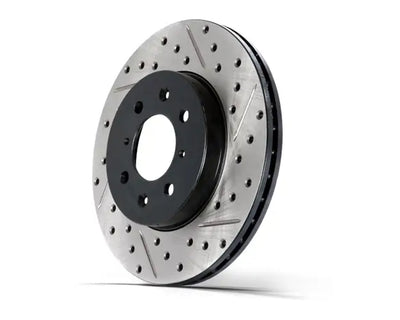 Select Sport Drilled and Slotted Rotor Left