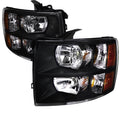 CRYSTAL HOUSING HEADLIGHTS BLACK