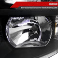 CRYSTAL HOUSING HEADLIGHTS BLACK
