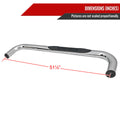 3 INCH ROUND STAINLESS FINISH SIDE