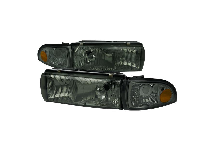 SMOKE EURO HEADLIGHT WITH CORNER