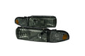 SMOKE EURO HEADLIGHT WITH CORNER