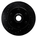 R1 94-02 Chevrolet Express 2500 Front Left Drilled & Slotted Silver Brake Rotor