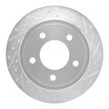 DFC 03-03 Dodge Ram 1500 Van Rear Right Drilled & Slotted Silver Brake Rotor
