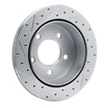 DFC 03-03 Dodge Ram 1500 Van Rear Right Drilled & Slotted Silver Brake Rotor