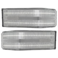 1419 SILVERADO/SIERRA SIDE MIRROR LENSES W/ SCANNING CLEAR TURN SIGNALS SMOKED LENS