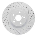 R1 09-11 Lexus Gs450H Right Front Drilled & Slotted Geoperformance Rotor