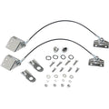 Kentrol 76-86 Jeep CJ Tailgate Pivot Latch Assembly Fiberglass Body CJ - Polished Silver