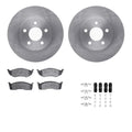 R1 96-00 Chrysler Town & Country (Van) Front Brake Rotor Set w/Ceramic Pads and Hardware
