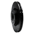 R1 02-09 Buick Rainier Front Right Drilled & Slotted Black Brake Rotor