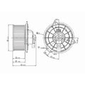 9903 MZ PRTGE/PRTGE 5 BLOWER ASSY