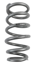 QA1 3-1/2in ID Tapered High Travel Spring - 10in Length x 400lbs/in - Silver Powder Coated
