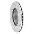 R1 90-05 Buick Skylark Front Left Drilled & Slotted Silver Brake Rotor
