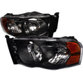 CRYSTAL HOUSING HEADLIGHTS BLACK