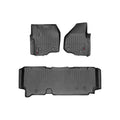 WeatherTech 12+ Ford F250/F350/F450/F550 Front and Rear Floorliners - Black