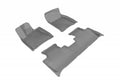 3D MAXpider 2016-2020 Lexus RX/RX Hybrid Kagu 1st & 2nd Row Floormats - Gray