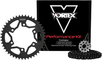 Vortex Racing V3 2.0 Chain and Sprocket Kit 3271-15,435S-48,520SX3-116- Black
