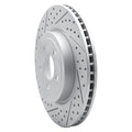 DFC 05-23 Chrysler 300 Front Left Drilled & Slotted Geoperformance Rotor