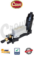 Engine Oil Filter & Cooler Assembly for 14-16 Jeep JK, WK, & KL w/ V6 Engine Crown Automotive