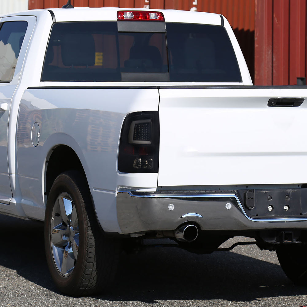 LED LIGHT BAR TAIL LIGHT WITH SMOKED LENS AND GLOSSY BLACK HOUSING