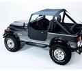 ~(4 lbs. 12X11X4)~ Bikini Top Traditional Charcoal/Gray Jeep 76-91 CJ7/CJ8 AND Wrangler; Requires 51209-01 channel