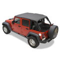 ~(4 lbs. 12X11X4)~ Bikini Top Traditional Charcoal/Gray Jeep 76-91 CJ7/CJ8 AND Wrangler; Requires 51209-01 channel