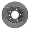 DFC 02-06 Dodge Sprinter 2500 Front Left Drilled & Slotted Silver Brake Rotor
