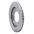 R1 99-08 Chevrolet Tracker Front Left Drilled & Slotted Silver Brake Rotor