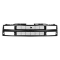9498 C1500 CHEVY SPORT PACKAGE GRILLE W/COMPOSITE HEADLIGHTS BLACK